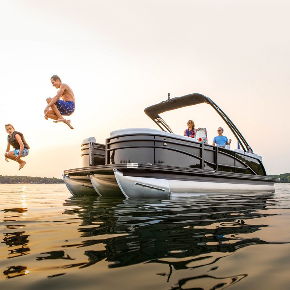 2022 Kinocean Commercial Aluminum Yacht Used Passenger House Boat Pontoon for Sale for Sport With Outboard Engine